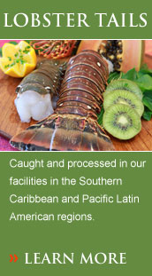 Caught and processed in our facilities in the Southern Caribbean and Pacific Latin American regions. 